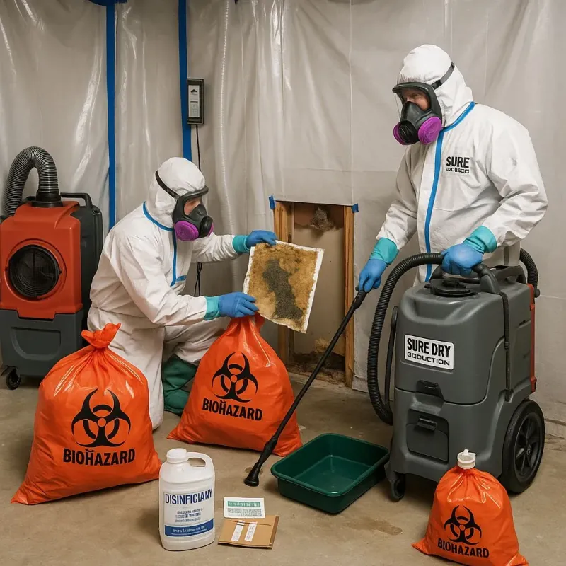 Contaminated Water Handling Protocols process in Green Level, NC