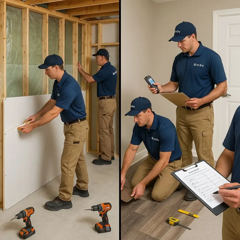 Repairs and Reconstruction process in Green Level, NC